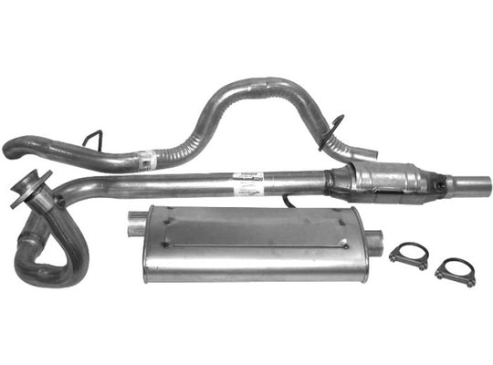 Crown Exhaust Kit 1997-1999 Wrangler TJ w/ 2.5L 2000 TJ w/ 2.5L w/ Federal Emissions