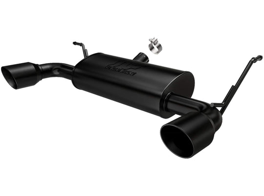 MagnaFlow MF Series 2.5" Performance Axle Back Exhaust System Dual Outlet - Stainless Steel w/ Black Coating 2007-2018 Wrangler JK/JKU 3.8L/3.6L
