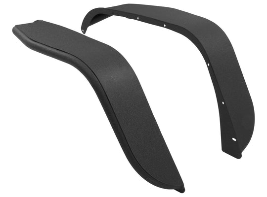 Aries Automotive Front Tubular Fender Flares, Black Textured Powder Coat - Pair 2007-2018 JK/JK Unlimited