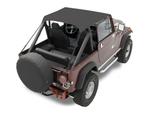 Bestop 52508-04 Traditional Bikini Top Tan 1976-1986 Jeep CJ7 1987-1991 Wrangler YJ