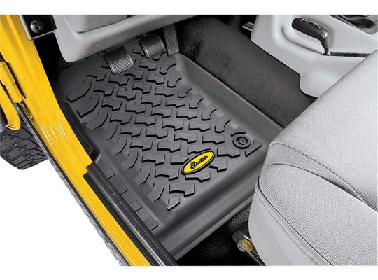 Bestop Front Floor Liners Black - Pair 1997-2006 Wrangler TJ/LJ