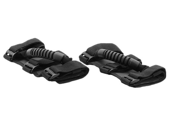 Rugged Ridge Ultimate Sport Bar Grab Handles Black Pair Universal Fit