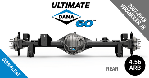 Dana DSSF-L60JK456A-69 Ultimate Dana 60 Semi-Float Rear 2007-2018 Jeep JK 4.56 Ratio ARB Air Locker 69 Inch Width