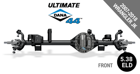 Dana DS10010742 Ultimate Dana 44 Crate Axle Jeep JK Front 5.38 Ratio E-Locker