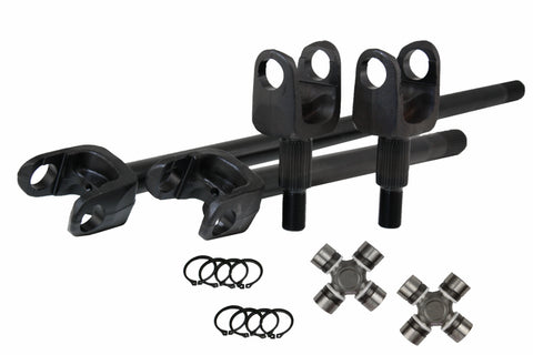 Revolution Gear RAK-TJ-27 Dana 30 TJ Front 4340 Chromoly US Made 27 Spline Axle Kit 1997-2006 Jeep Wrangler TJ And LJ,XJ, ZJ