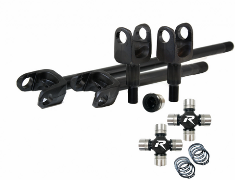 Revolution Gear RAK44-JK-HD Dana 44 JK Front 4340 Chromoly US Made 30 Spline Axle Kit With HD U-Joints 2007-2018 Jeep Wrangler JK Rubicon
