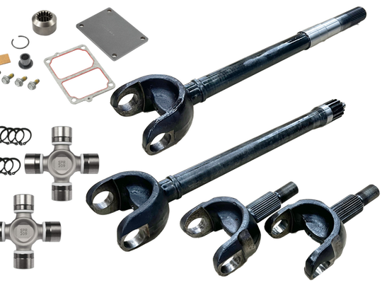 Revolution Gear DC-D44-JLJT-2PC-FAD Discovery Series Dana 44/M210 4340 32 Spline Wide Trac Front Axle Kit 2018-C Jeep JL 2020-C Gladiator JT
