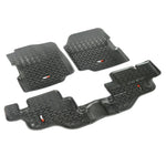 Rugged Ridge All Terrain Floor Liner Kit, Black - 3 Piece