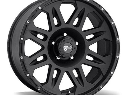 Pro Comp 7005 Series Wheel - 17"x 9" - Bolt Pattern 5" x 4.5" - Cast Black