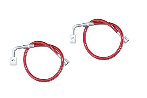 CLAYTON Front or Rear 24 Inch Brake Lines Pair 2007-2018 Wrangler JK/JKU