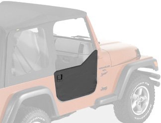 Bestop Soft Lower Half Doors Black Denim 1997-2006 Wrangler TJ/LJ
