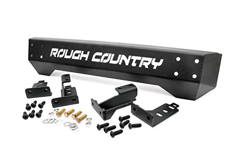 Rough Country Front Stubby Bumper - Black Carbon Powdercoat