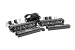 Rough Country 8" Chrome Series CREE LED Single Row Light Bars - Pair