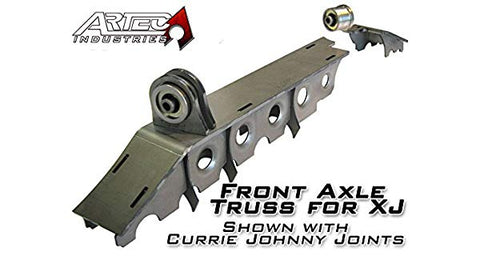 Artec Industries 1984-1999 XJ Dana 30 High Pinion Front Axle Truss w/ RockJock Johnny Joints