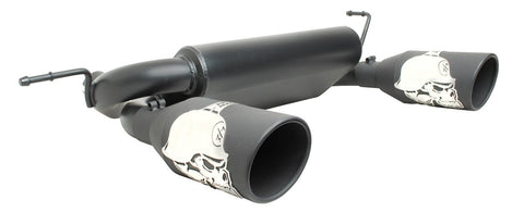 Gibson Metal Mulisha Cat-Back Performance Exhaust System, Dual Split Rear - Black