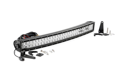 Rough Country 30" Chrome Series Dual Row Curved CREE LED Light Bar