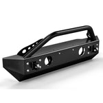 Teraflex Front Explorer Bumper w/ D-Ring Mounts & Hoop, Steel - Textured Black Powder Coat