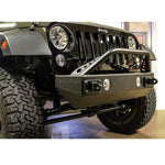 Teraflex Front Explorer Bumper w/ D-Ring Mounts & Hoop, Steel - Textured Black Powder Coat