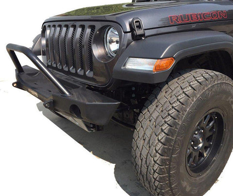Hanson Offroad JL Medium Winch Guard Front Bumper 2018-Current Jeep Wrangler JL/JLU