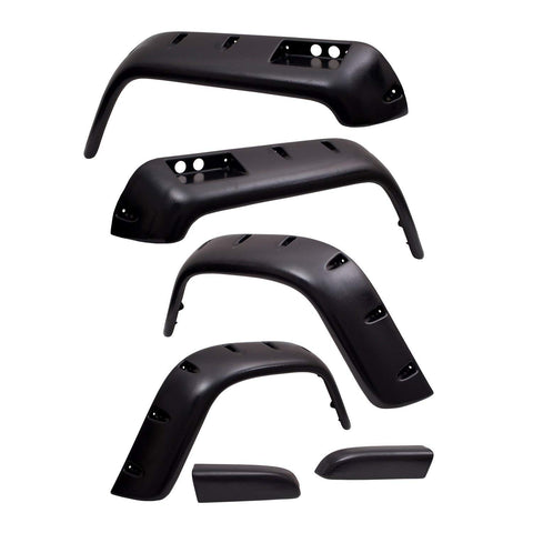 Rugged Ridge All Terrain 6" Wide Fender Flares - 6 Piece Kit