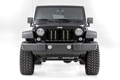 Rough Country 8" Vertical LED Grille Kit - 4 Light Bars