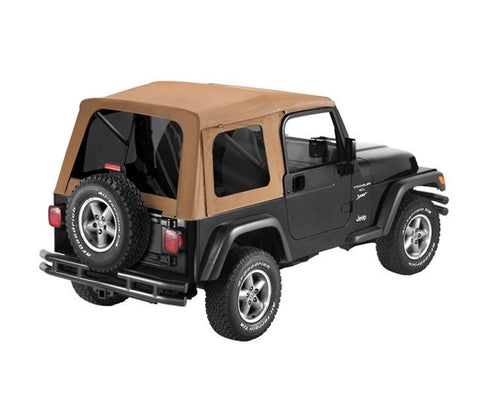 Bestop Supertop w/ Tinted Rear Windows, No Doors, Complete Soft Top, Spice