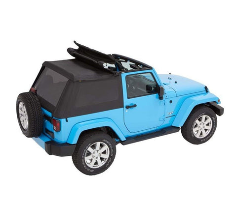 Bestop Trektop NX Soft Top w/ Tinted Side & Rear Windows - Black Twill