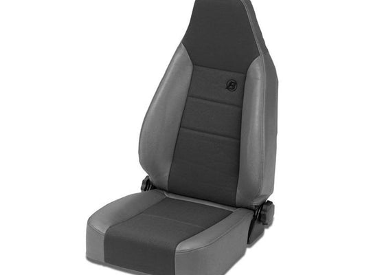 Bestop Trailmax II Sport Fabric Seat Charcoal Reclining