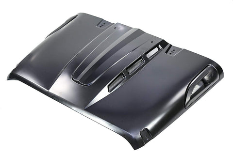 DV8 Off-Road Heat Dispersion Hood, Metal, Black Primer