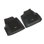 Rugged Ridge Front All Terrain Floor Liners, Black - Pair