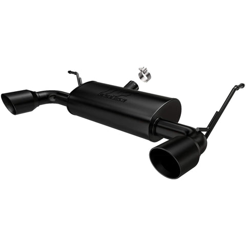 MagnaFlow MF Series 2.5" Performance Axle-Back Exhaust System, Dual Outlet - Stainless Steel w/ Black Coating