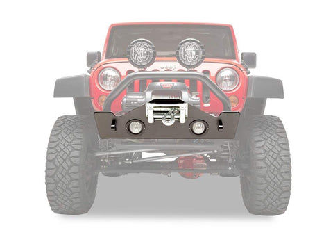 Bestop Highrock 4x4 Narrow Style Front Bumper w/ Mounting Points, Steel - Satin Black