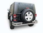 Rampage Double Tube Rear Bumper (Stainless Steel)