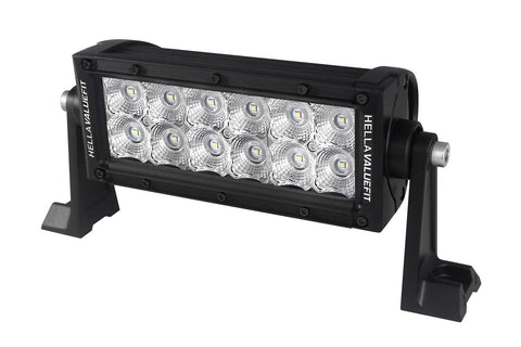 Hella ValueFit Sport 8" Off-Road LED Light Bar, Flood Beam - Black