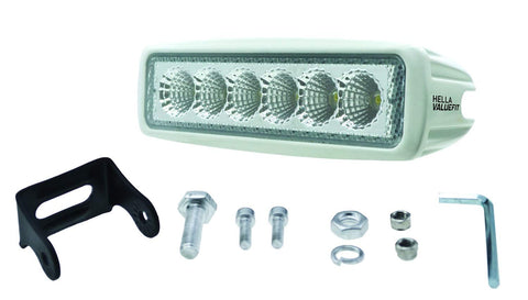 Hella ValueFit Mini Off-Road LED Light Bar, White Flood Beam