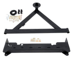 Rancho RockGEAR Rear Bumper w/ Tire Carrier - Black Textured Powder Coat