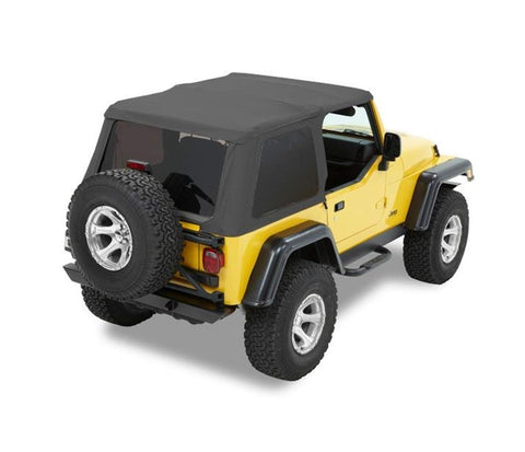 Bestop Trektop NX w/ Tinted Side & Rear Windows - Black Denim