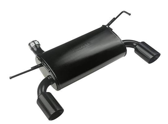 Rugged Ridge Axle Back Dual Exhaust System - Black