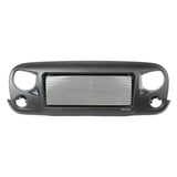 Rugged Ridge Front Spartan Grille - Black with Black Screen