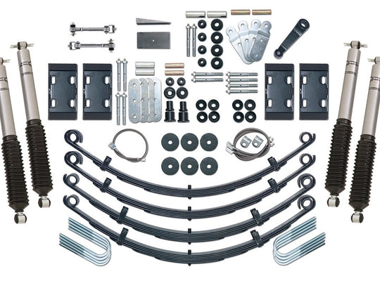 Rubicon Express 4.5" Extreme-Duty Leaf Spring Lift Kit w/ Mono Tube Shocks