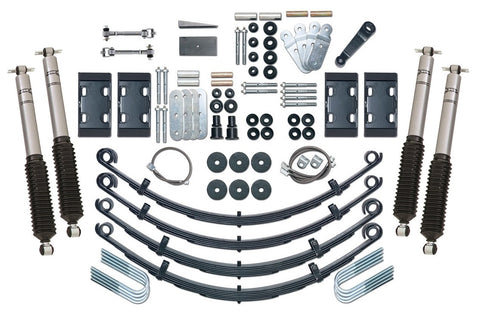 Rubicon Express 4.5" Extreme-Duty Leaf Spring Lift Kit w/ Mono Tube Shocks