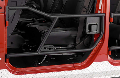 Warrior Adventure Tube Doors With Paddle Handles Black Pair 1955-1975 Jeep CJ5