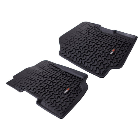 Rugged Ridge All Terrain Front Floor Liners, Black - Pair