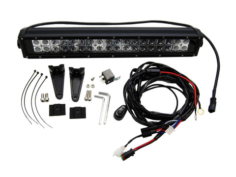 KC HiLiTES 20" C-Series Dual Row LED Light Bar Kit, Combo Beam - Clear