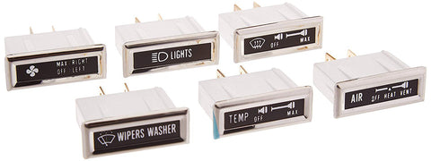 Crown Indicator Lamp Kit for Dashboard 1976-1986 CJ5/CJ7/CJ8