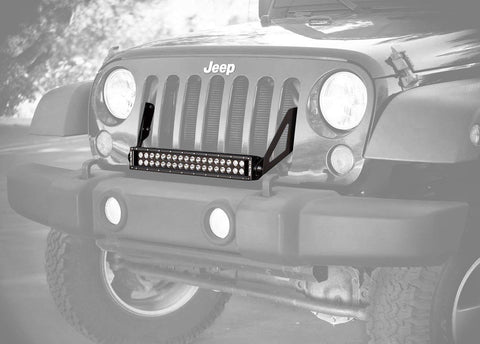 KC HiLiTES 20" C-Series C20 LED Light Bar w/ Grill Mount Bracket Kit - Combo Beam