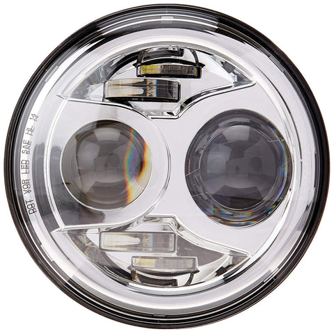 JW Speaker 8700 Evolution II LED Headlight - Chrome