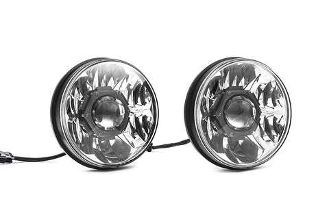 KC HiLiTES Gravity 7" LED Pro Headlights - Pair