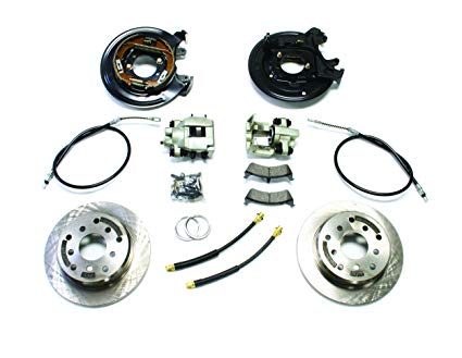 Teraflex Rear Disc Brake Conversion Kit With Emergency Brake Cables 1997-2006 Jeep Wrangler TJ