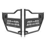 ARIES Tube Doors (Rear, Black Powder-Coated Aluminum, Pair)